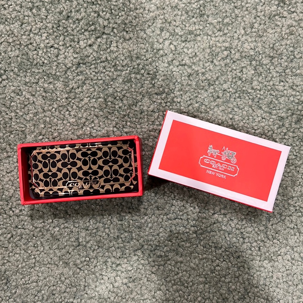 Coach Monogram Print Hair Tie. 100% authentic Coach brand.